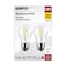 Satco 5.5-Watt A15 LED - Clear - Medium Base - 2700K - 450 Lumens, 2PK S21873 - alternate 3